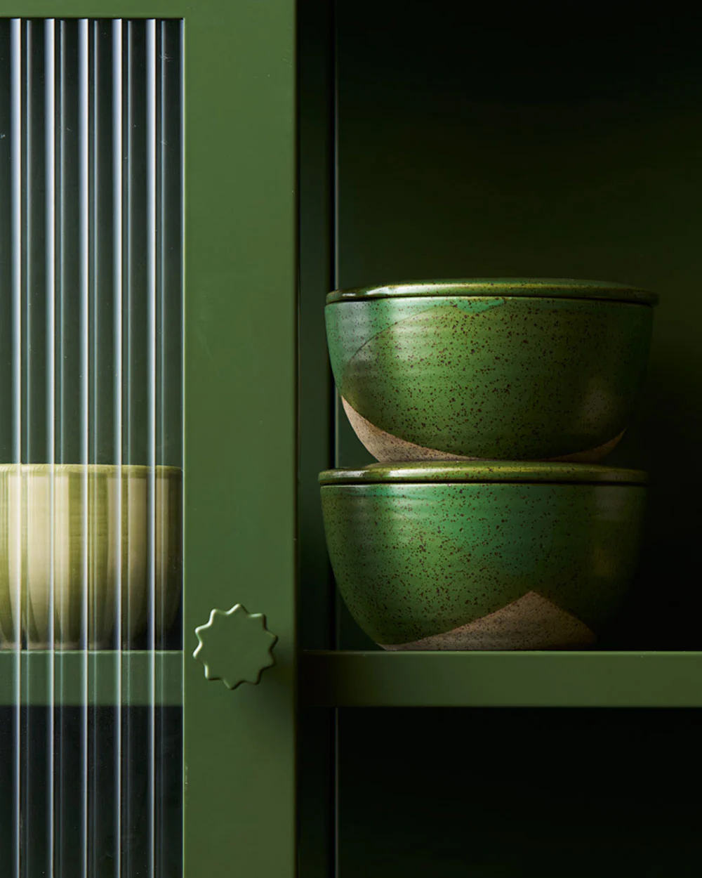Green Set of 2 360ml Containers / The Wanderer