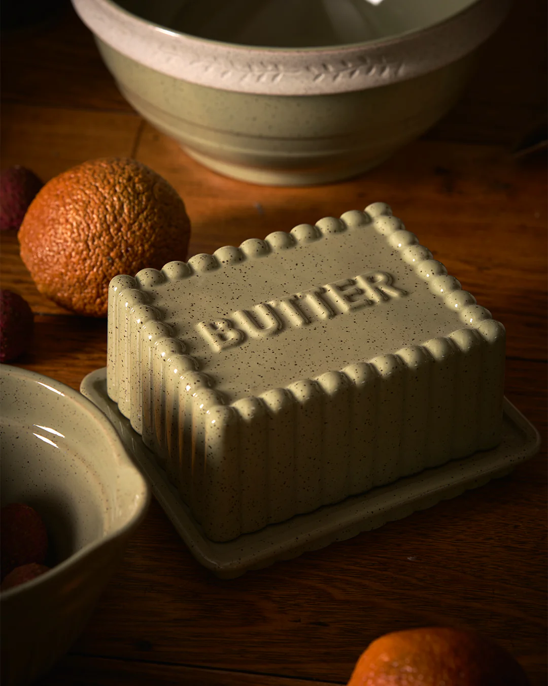 Kitchen Life Large Butter Dish / Peppercorn - Image 2