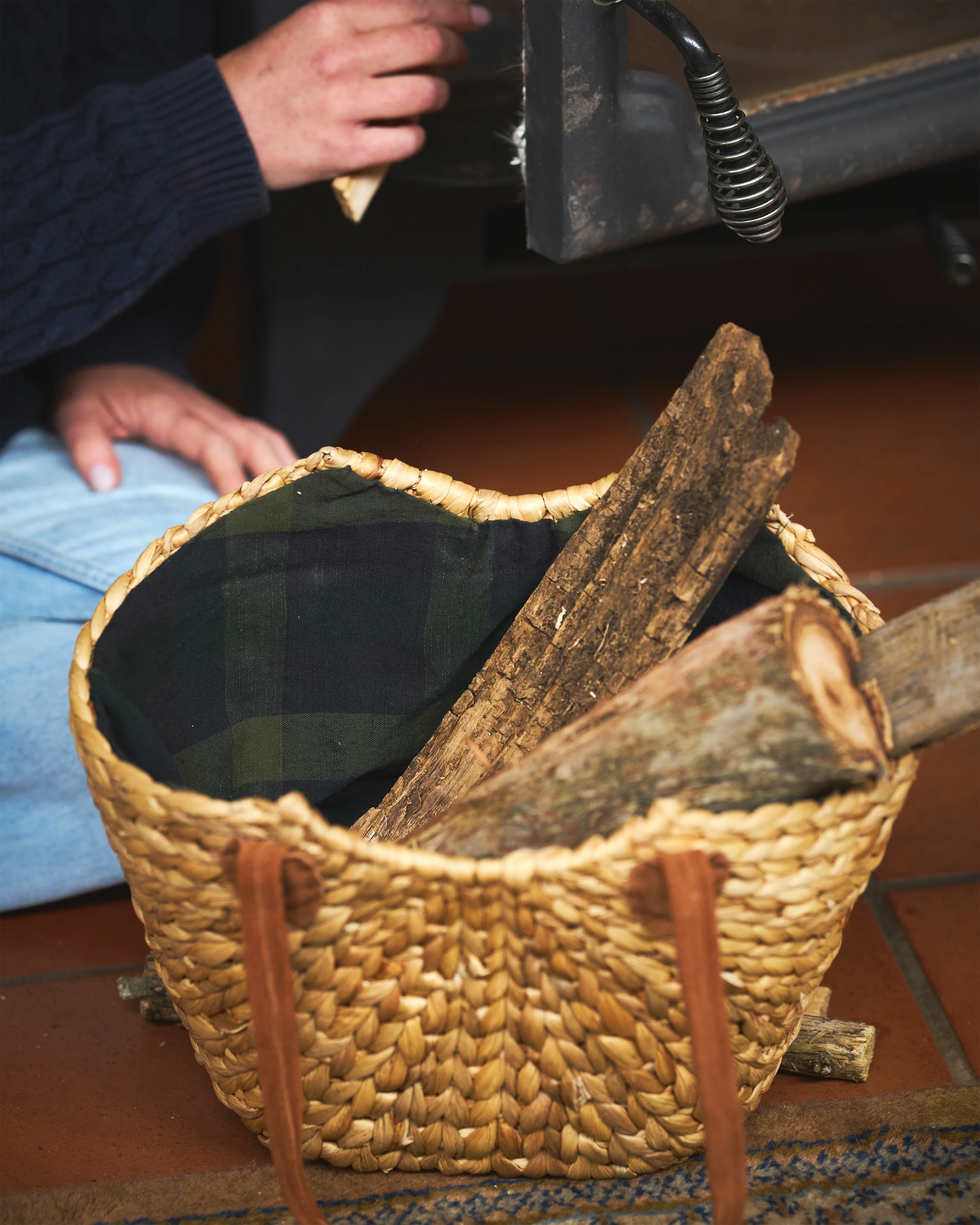 Market Lane Basket / Tartan - Image 2