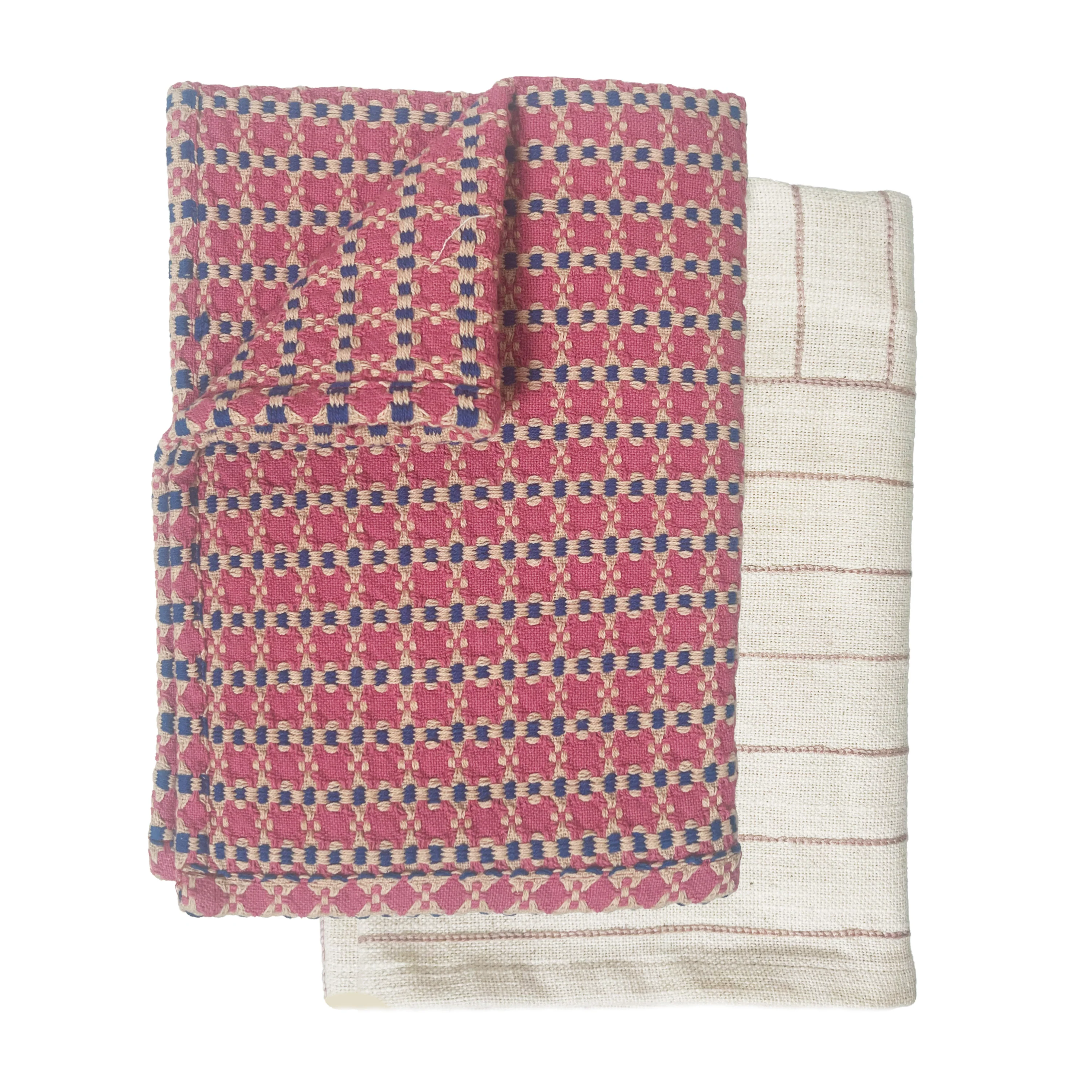 Set of 2 Tea Towels / Rose - Image 2